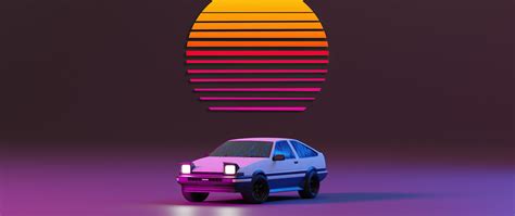 2560x1080 Vaporwave Delorean 5k 2560x1080 Resolution Hd 4k Wallpapers