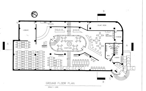 Cyber Cafe Floor Plan Layout
