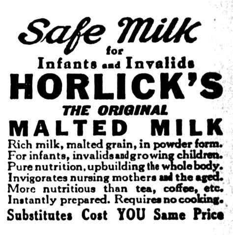My High School Was Named After Him Horlicks The Original Malted