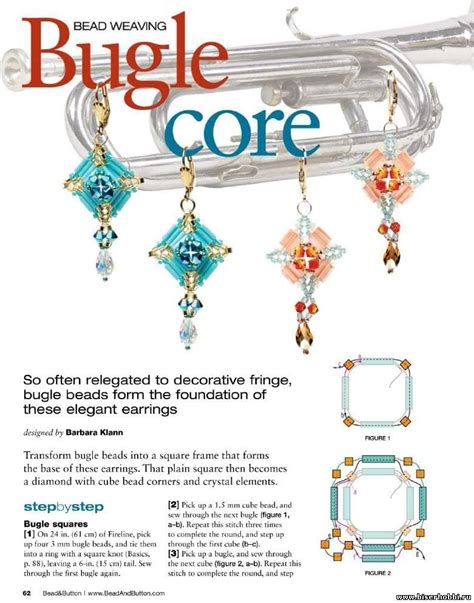 Bugle Core Earrings Free Tutorial By Barbara Klann Page 1 Of 2