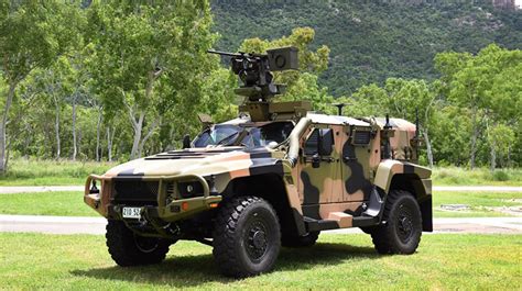 Defence Trials Hawkei With Remote Weapon Stations Adbr