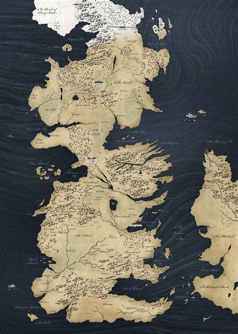 Map Of Westeros Rgameofthrones