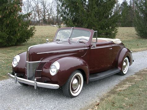 1940 Ford 2 Door Deluxe Convertible Coupe Classic Ford Other 1940 For