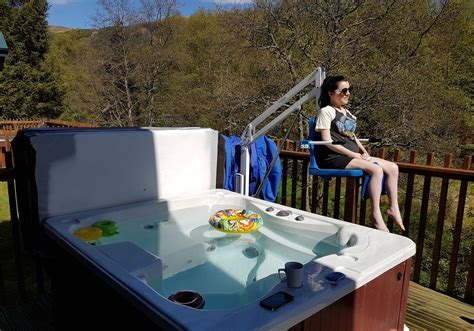 Accessible Lodge With Hot Tub Hoist In Scotland Forest Holiday Cabins Lodges With Hot Tubs