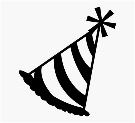 Party Hat Party Hat Clip Art Black And White Hd Png Download
