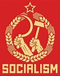 Socialism USSR Soviet Union Political Slogan Sticker Decal Design 4'' X ...