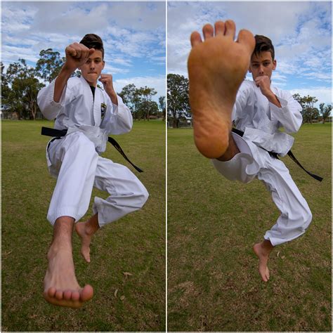 Our Featured First Tkd Wa Jnr Black Belt Is Liam From Our Ballajura Dojang Pictured Here