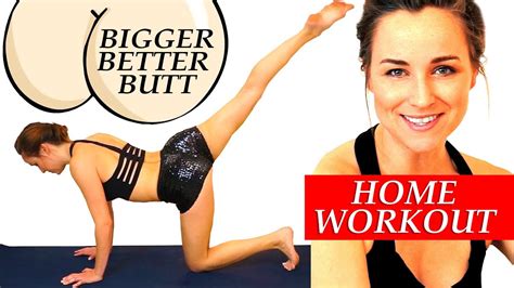 Best Bigger Butt Exercises At Home 20 Minute Lower Body Workout Butt Lift Youtube