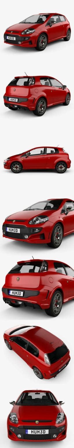 Desire Fx 3d Models Fiat Punto Evo Abarth 2011 3d Model