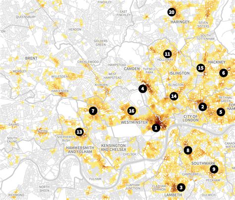 Violent Crime Hotspots In London Mapping London