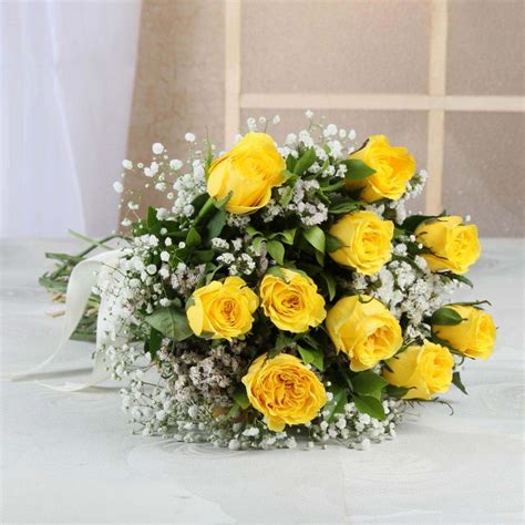 Yellow Roses Bouquet Fresh Roses Delivery Yellow