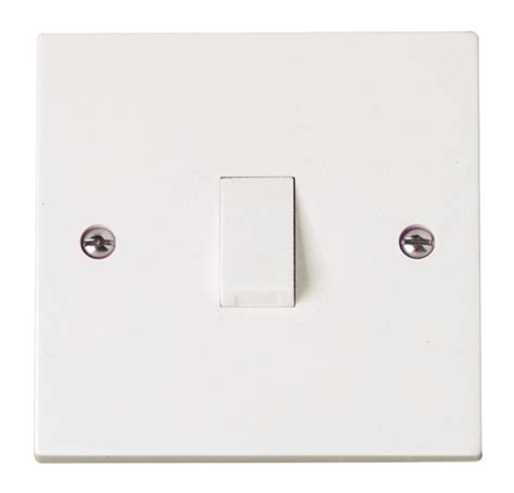 20A Double Pole Plate Switch With Optional Flex Outlet
