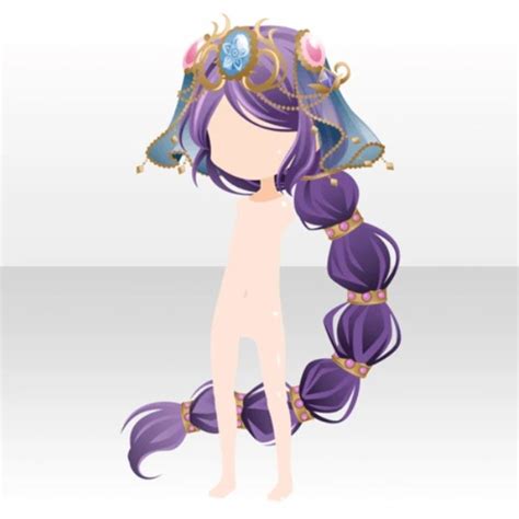 Arabian Market Long Braided Hair Ver A Purple Anime Braids Manga