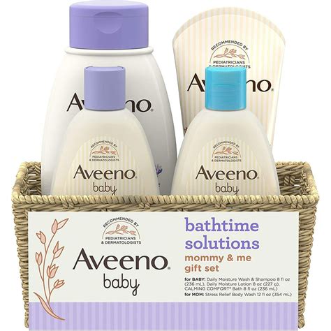 Aveeno Baby Mommy And Me Daily Bathtime T Set Including Baby Wash