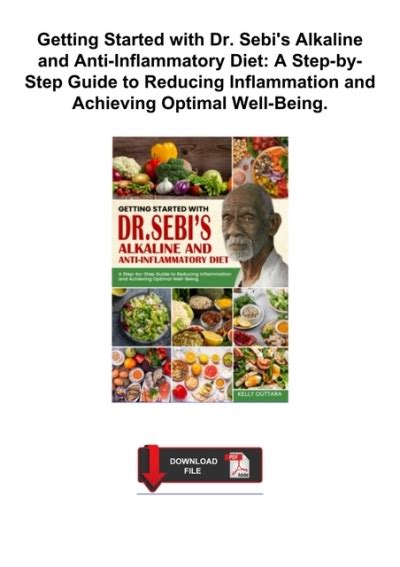 Getting Started With Dr Sebis Alkaline And Antiinflammatory Diet A Stepbystep Guide To Reducing