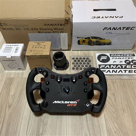 FANATEC CSL Elite Steering Wheel McLaren GT3 V2 コンピュータ 売買されたオークション情報
