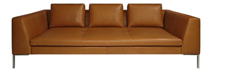 Montino - 3-seater leather sofa - Habitat | Skinnsofa, Habitat, Soverom