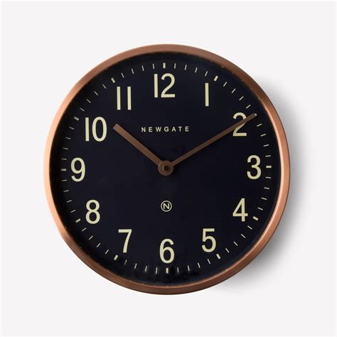 Newgate Master Edwards Wall Clock Radial Copper Bespoke Post