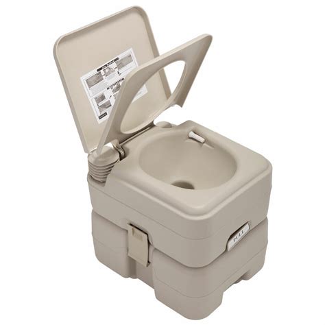 Jaxpety 20l Portable Toilet Flush Travel Camping Commode Potty O