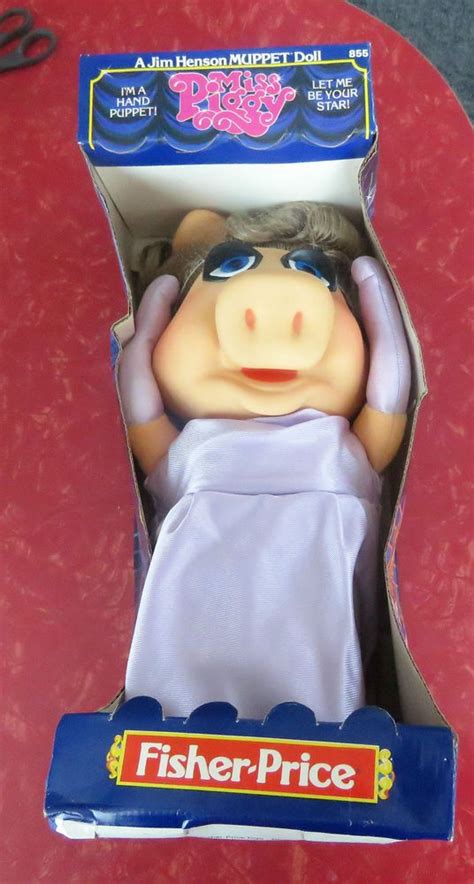 Vintage Muppet Miss Piggy Jim Henson Hand Puppet 15 New In Box 1978