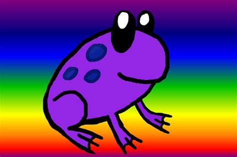Purple Frog By Idze On Deviantart