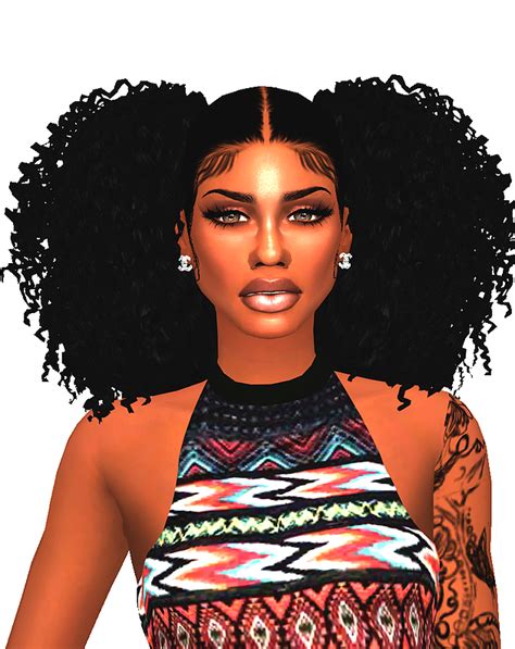 Ebonix Trina Sims Hair Sims Sims 4 Cc Skin