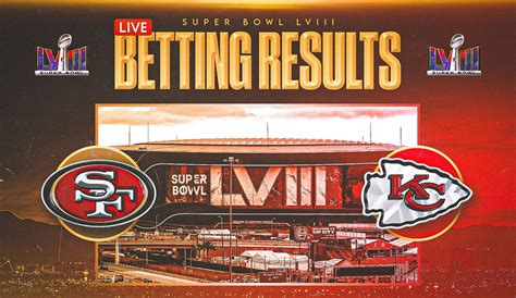 2024 Super Bowl Lviii Odds 49ers Chiefs Live Betting Results Tracker