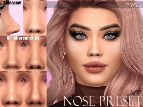 The Sims Resource Mh Nose Preset N02