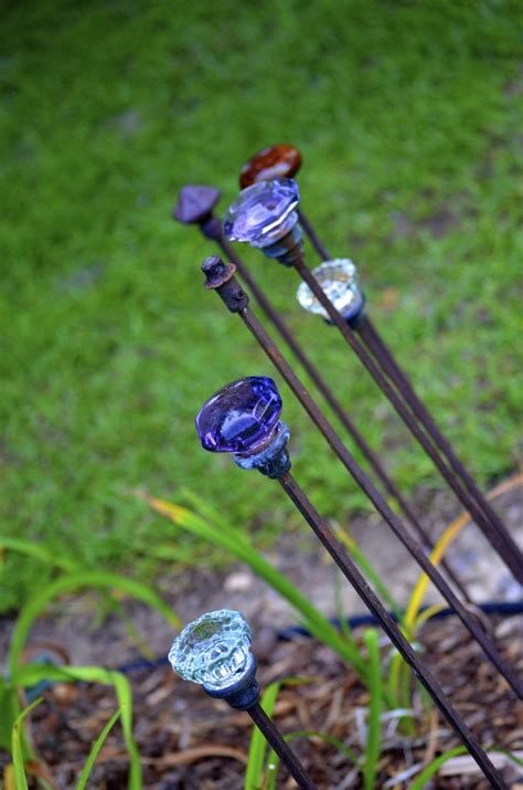 17 Best Images About Recycled Glass Garden Art On Pinterest Gardens