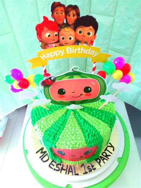 Cocomelon Birthday Cake Design Cocomelon Cake Decorating Easy Tutorial