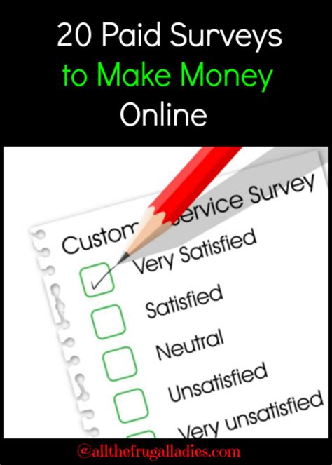 Want to make extra money by taking surveys? Make Money Online with Paid Surveys | All The Frugal Ladies