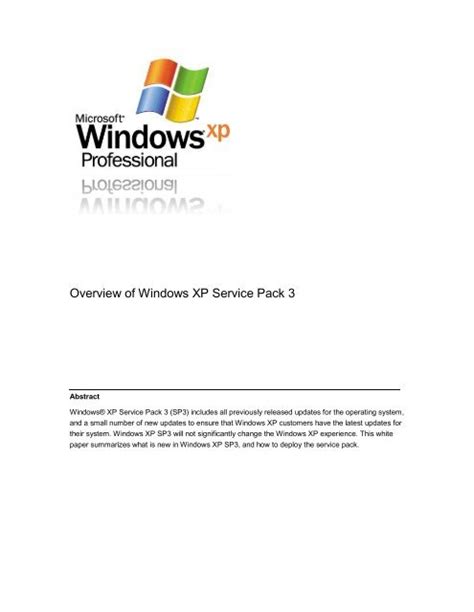 Windows Xp Service Pack 3 Passatricks