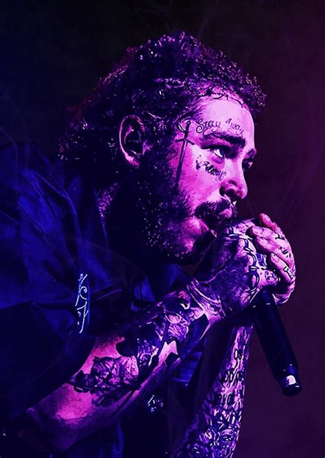 Post Malone Posters And Prints By Nueman Printler