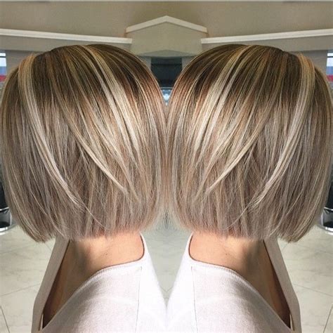 Short Bob With Blonde Highlights FaisalNeema