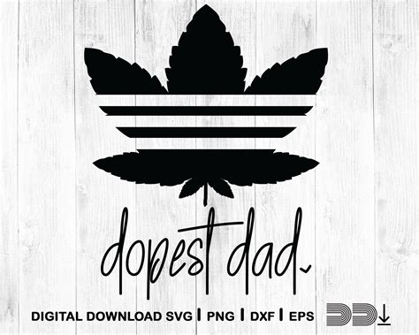 Dopest Dad Svg Worlds Dopest Dad Dxf Fathers Day Etsy
