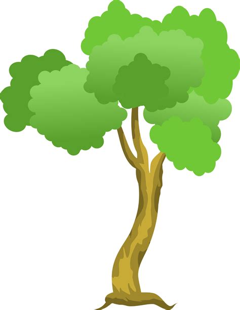 árbol De Dibujos Animados árbol Verde 8853953 Png