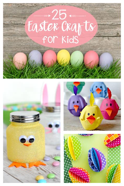 25 Cute and Fun Easter Crafts for Kids - Crazy Little Projects