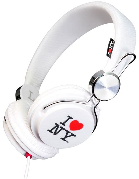 I Love New York Headphones In White White Headphones Headphones I