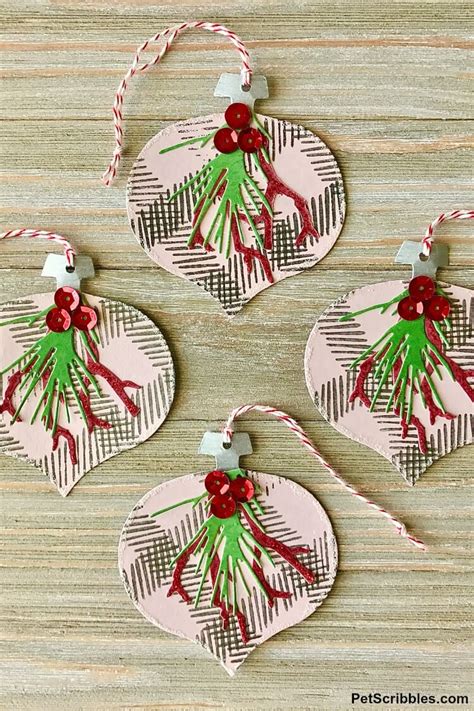 Easy Paper Christmas Ornaments For A Tree Or Garland Garden Sanity By