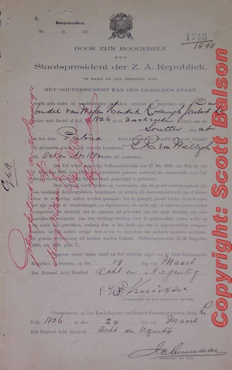 Books And Documents Pertaining To The Boer War