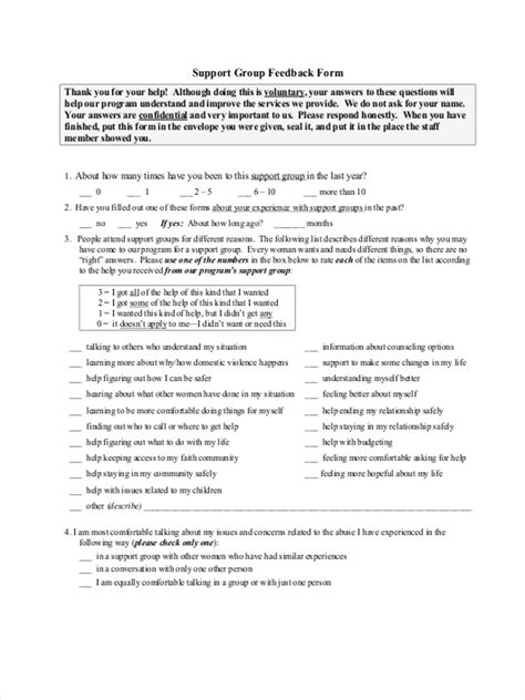 Free 34 Counselling Forms In Pdf Ms Word