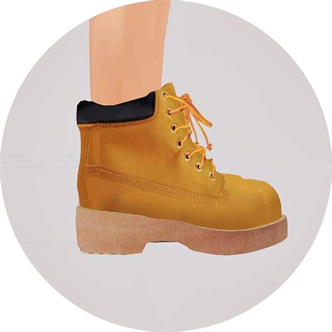 Childhiking Bootsunisex하이킹 부츠어린이 남녀 공용 신발 Sims4 Marigold