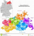State of Germany - Mecklenburg-Vorpommern Stock Vector - Illustration ...