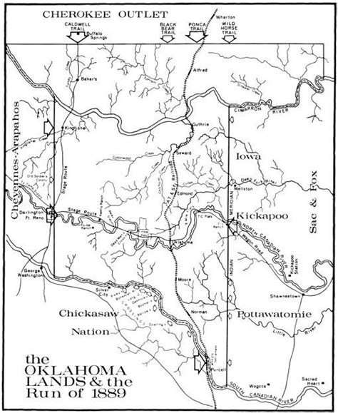 Maps And History Of Oklahoma County 1830 19001 Oklahoma History