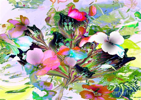 Wild Flowers Digital Art By Doris Wood Fine Art America