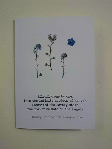 Pressed Flower Handmade Condolence Card | Condolence card, Condolence ...