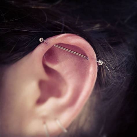 gordzillapierce | Industrial piercing, Stud earrings, Anatometal