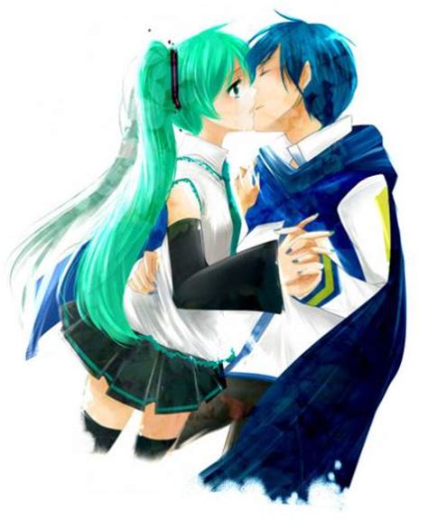 Cute Anime Couples Kiss