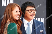 Benedict Wong R His Wife Arrive Editorial Stock Photo - Stock Image ...