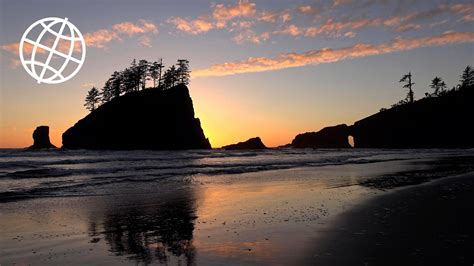 Olympic National Park Beaches Washington Usa Amazing Places 4k